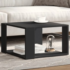 Mesa de centro 51,5x51,5x30 cm derivados de madeira preto
