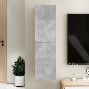 Móvel de TV 30,5x30x110 cm derivados madeira cinzento cimento