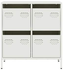 Aparador 68x39x73,5 cm aço laminado a frio branco