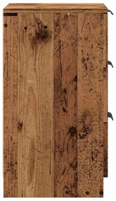 Mesa de cabeceira 40x36x65cm derivados de madeira madeira velha
