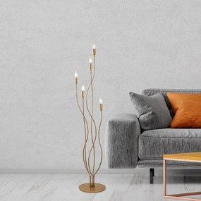Candeeiro de Pé Bonibon – Dourado – 35 x 35 x 155 cm