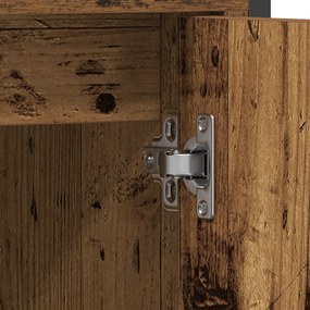Conjunto de Móveis de Banheiro com 4 Peças - Madeira Velha