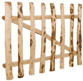 Portão para cerca 1 pc 100x60 cm madeira de aveleira