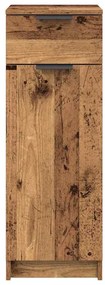 Gabinete de Banheiro vidaXL Madeira Velha 32x34x90 cm Madeira Compensa