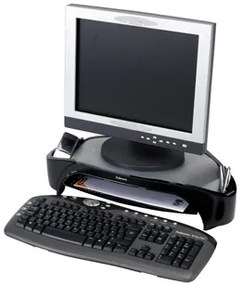 Suporte Fellowes para Monitor com Tabuleiro para Documentação Suporta Ate 18 kg - 480 X 330 X 105 mm