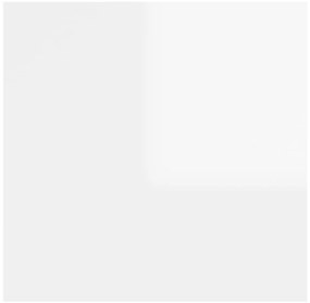 Mesas de cabeceira 2pcs 30,5x30x30cm contrapl. branco brilhante
