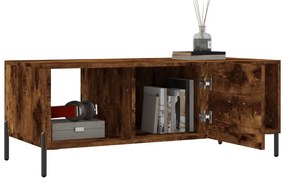 Mesa de centro 102x50x40 cm derivados madeira carvalho fumado