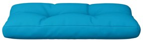 Almofadão para sofá de paletes 80x40x12 cm tecido azul
