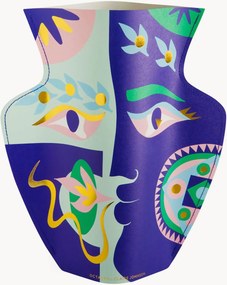 Jarra decorativa artesanal em papel Olimpo, Alt 29 cm