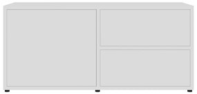 Móvel de TV 80x34x36 cm contraplacado branco