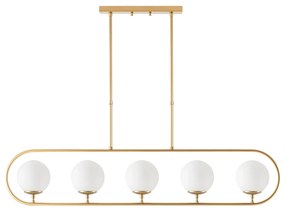 Candeeiro Chandelier Jewel – Dourado Brilhante – 122 x 15 cm