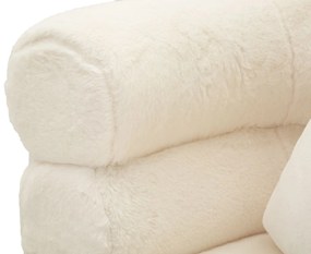POLTRONA SOFFY PLUS COM ALMOFADA BRANCA 78X68X85 CM