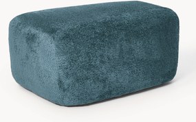 Pufe grande em teddy-bouclé Wolke