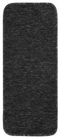 Tapetes antiderrapantes retang. escadas 15pcs 60x25cm antracite