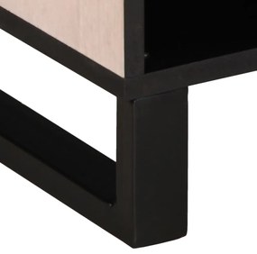 Móvel de TV 80x34x46 cm madeira de mangueira maciça