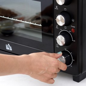 Mini-Forno com 3 Modos de Aquecimento e Temperatura até 230ºC