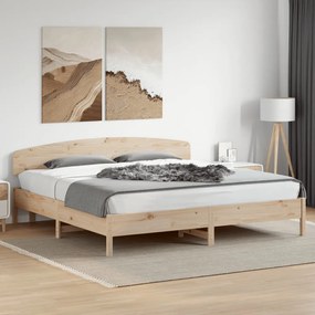 Cama sem colchão 180x200 cm madeira de pinho maciça