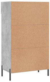 Sapateira 60x35x105 cm derivados de madeira cinzento cimento