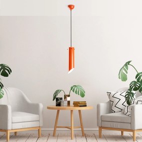Candeeiro de Teto Kesikboru – Laranja – Ø8 h:28 cm