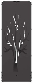 Suporte para lenha 40x30x80 cm aço laminado a frio preto