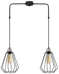 Candeeiro de Teto Kese – Preto – 68 x 20 cm