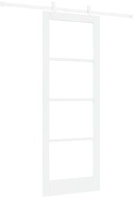 Conjunto de Porta Deslizante com Hardware vidaXL Branco 78x211 cm Made