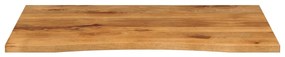 Tampo de mesa com curva 110x80x2,5 cm mangueira áspera maciça