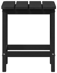 Mesa Lateral Adirondack Preto 38x38x45 cm HDPE