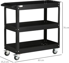 DURHAND Carrinho de Ferramentas com Rodas Carro de Ferramentas de Ofic