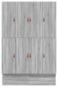 Cama com Arrumação Cinzenta Sonoma 160x200 cm