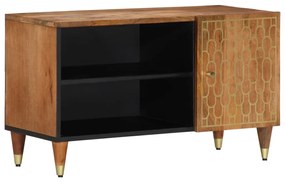 vidaXL Móvel de TV 80x33x46 cm madeira de mangueira maciça