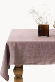 Toalha de mesa em linho artesanal Ashes of Roses