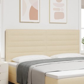 Cabeceira Design Lines Creme 200 cm Tecido