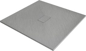 Mexen Hugo base de duche quadrada SMC 100 x 100 cm, cinza - 42611010