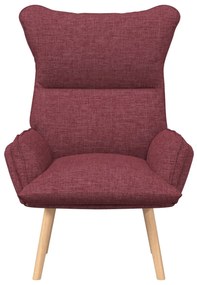 Poltrona Relaxante vidaXL Vermelha