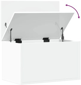 Caixa de arrumação 60x35x35 cm derivados de madeira branco