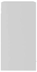 Armário de parede c/ vidro 40x31x60 cm contraplacado branco