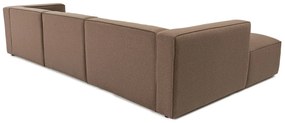Sofá de Canto Mora XL – Castanho – 320 cm
