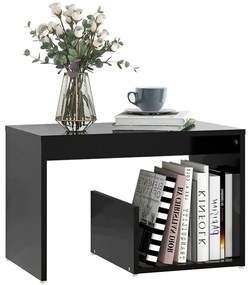 Mesa de apoio 59x36x38 cm derivados de madeira preto