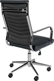 Cadeira de escritório Canby Couro sintético Preto