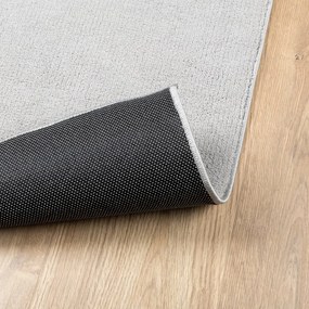 Tapete de pelo curto OVIEDO 60x110 cm cinzento