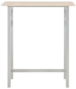 3 pcs conjunto de bar em madeira e aço