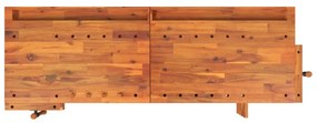 Bancada de trabalho + gavetas/tornos 192x62x83 cm acácia maciça