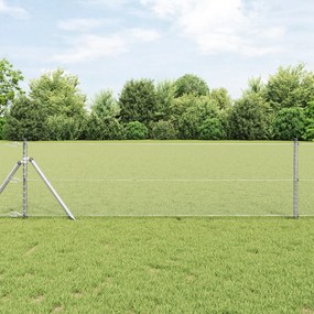 Cerca Hexagonal vidaXL 0,6x10 m Aço Galvanizado