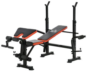 Banco de Pesos Multifuncional Banco de Musculação com Encosto Ajustáve
