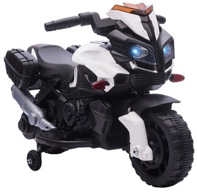 HOMCOM Moto Elétrica para Crianças a partir de 18 Meses 6V com Faróis