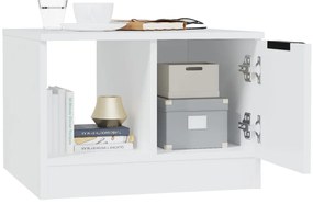Mesa de centro 50x50x36 cm derivados de madeira branco