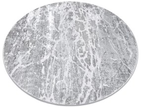 Tapete MEFE moderno  Circulo 6182 Concreto - Structural dois níveis de lã cinza cinzento