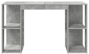 Secretária Cinza Cinza Concreto