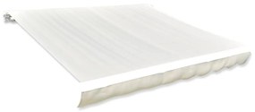 vidaXL Lona para toldo creme 500x300 cm